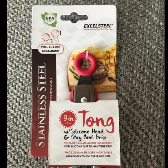 NEW Winco 9-Inch Non-Slip Locking Tongs - Picture 2 of 4